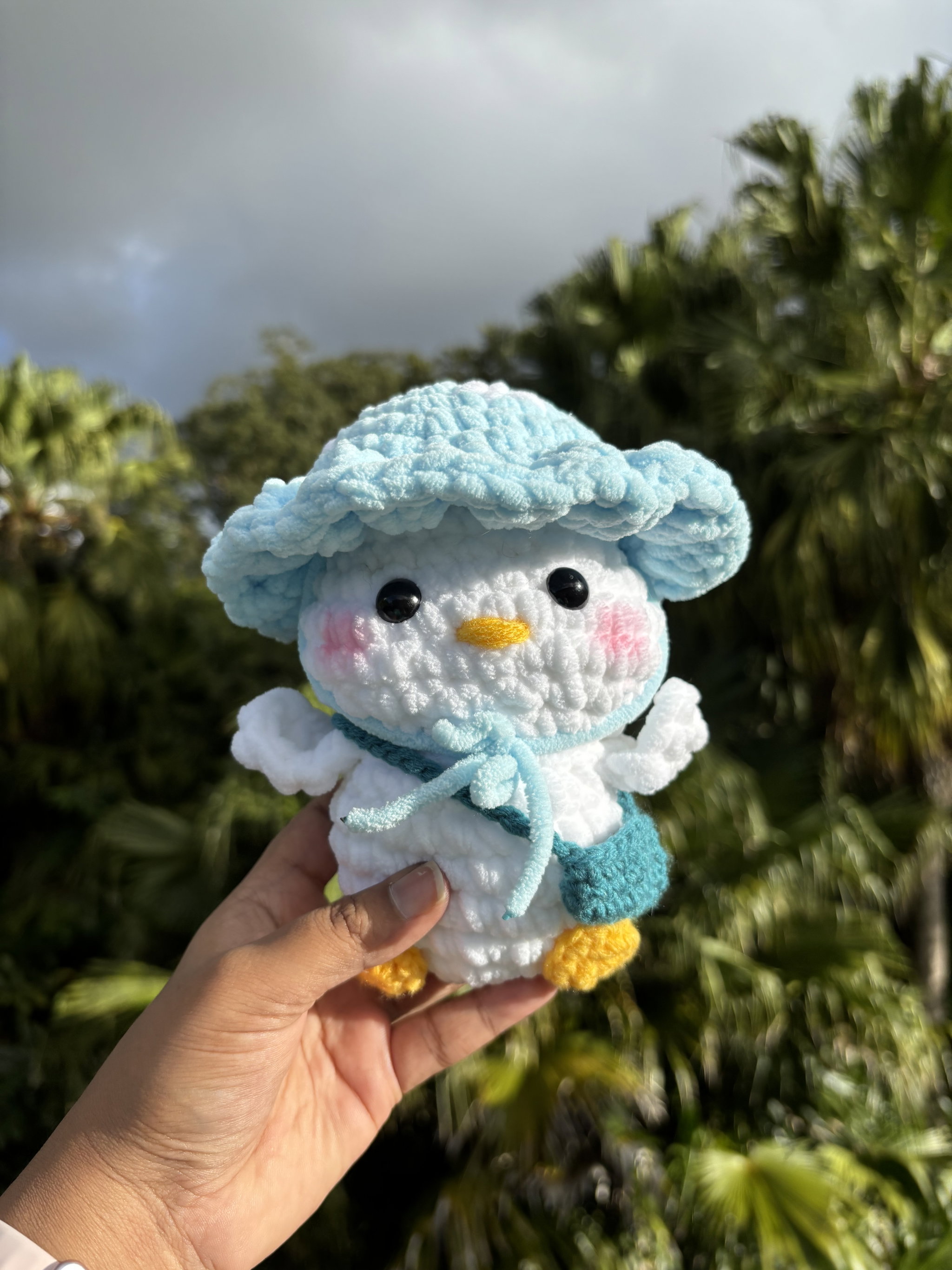 White duckie crochet plushie_1