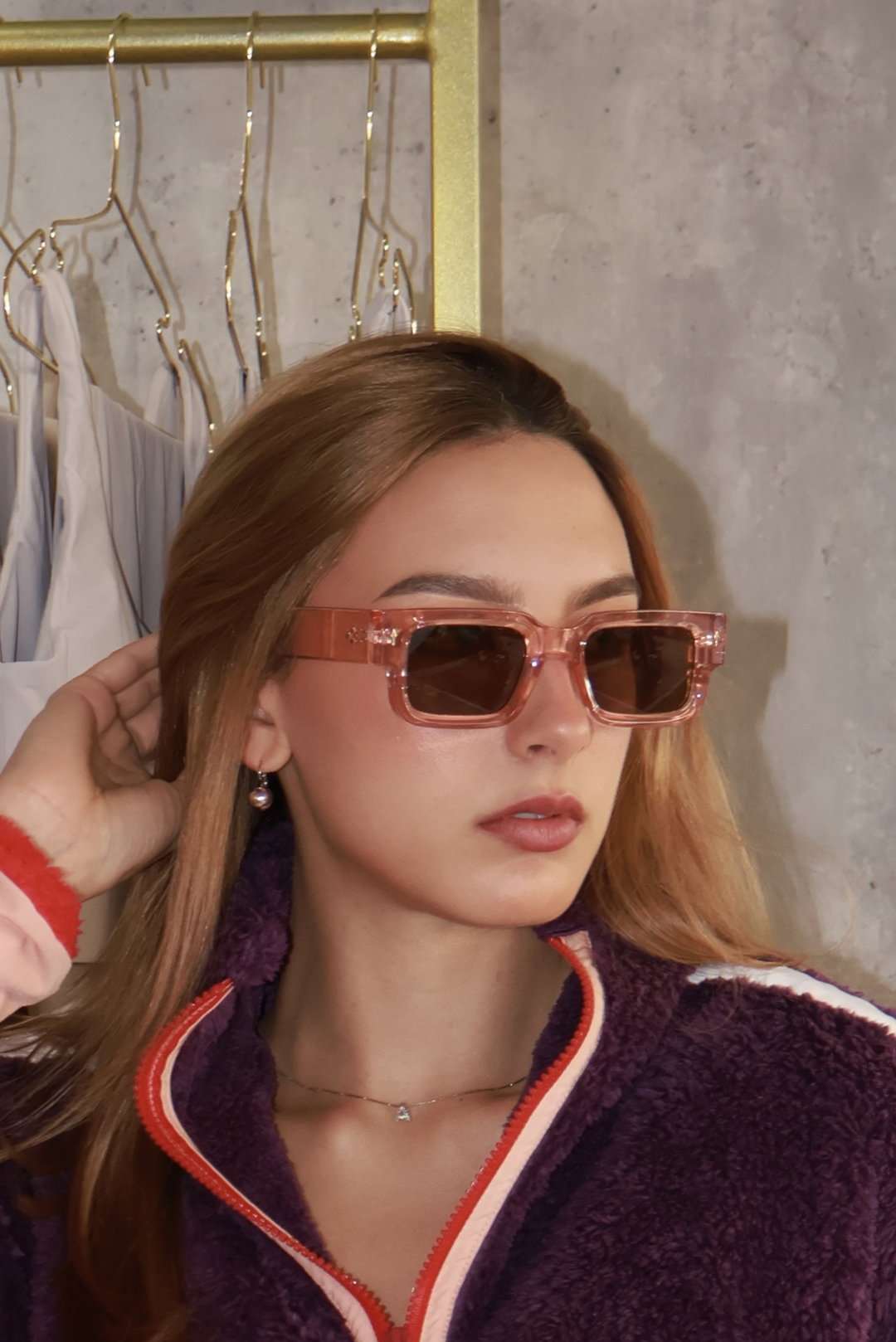 Lentes rosados LV03