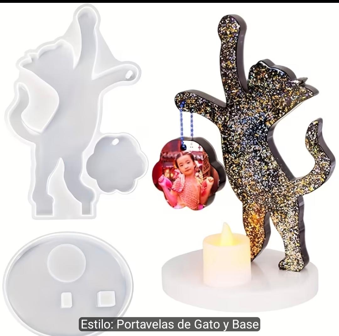 Molde retratera gato