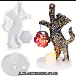 Molde retratera gato 
