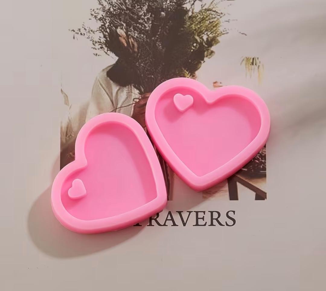 Molde corazón llavero