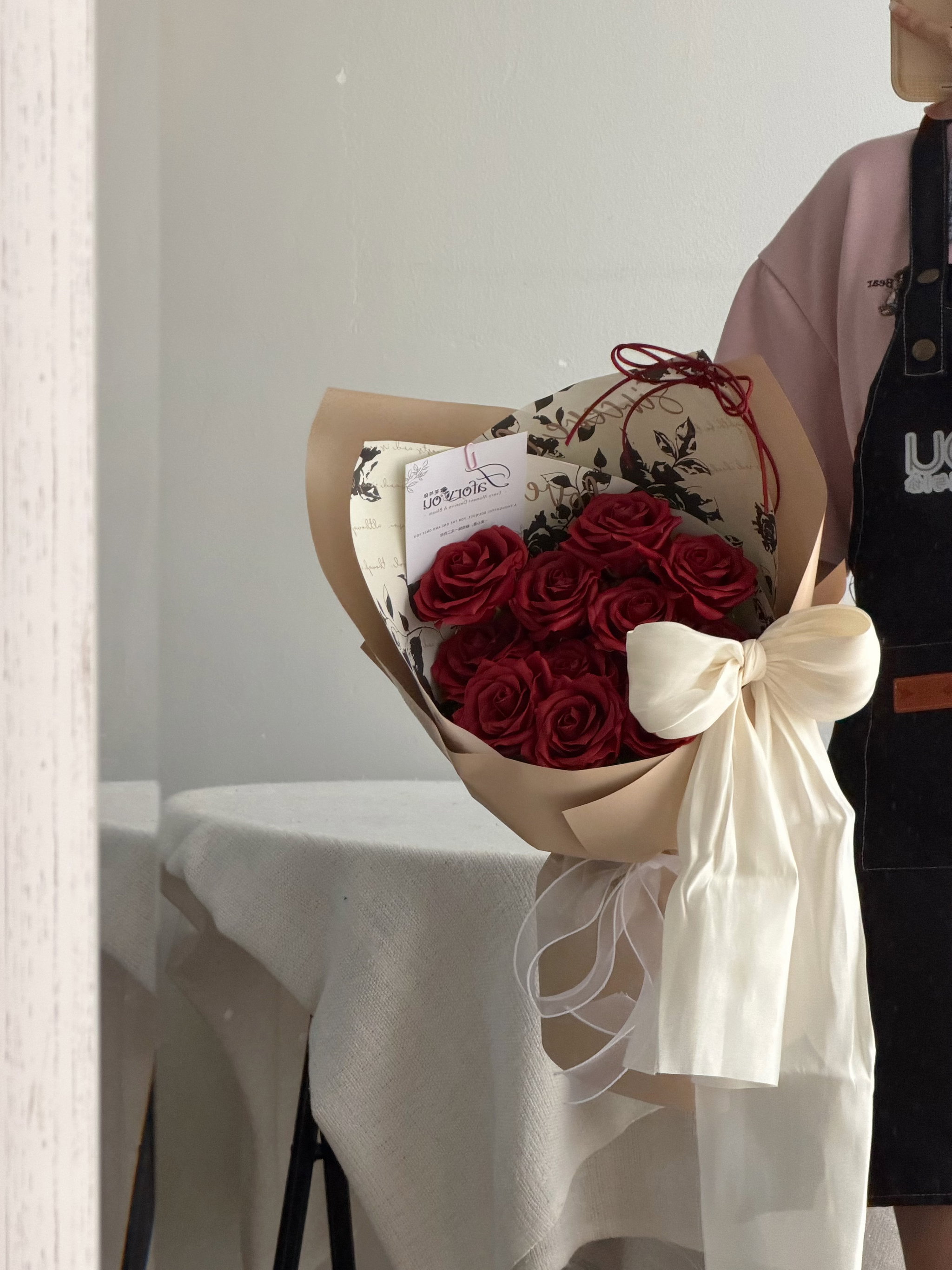 11 Stalk Soap Rose Bouquet_0