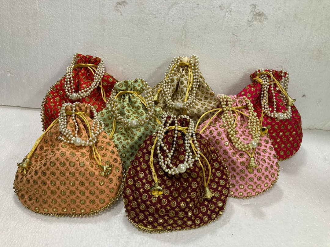 Sharu Space Two Side Print Potli Bag