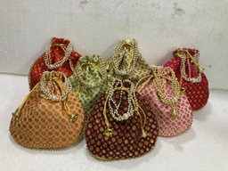 Sharu Space Two Side Print Potli Bag
