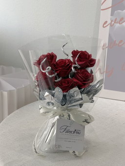 6 Stalk Soap Rose Galaxy Bouquet