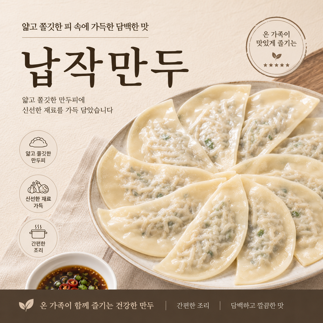 납작만두