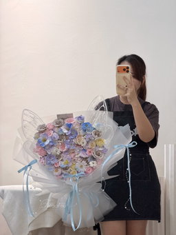Big Size Soap Flower Butterfly Bouquet 