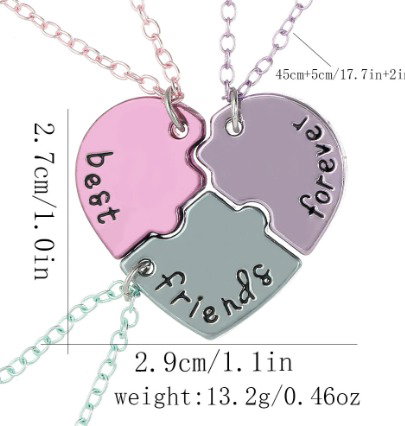 Heart Best Friend Necklace