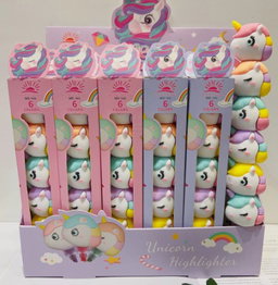 Unicorn Themed Highlighters