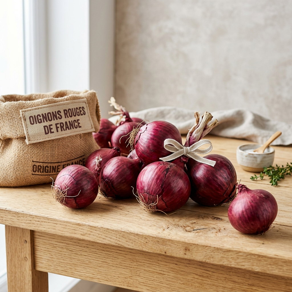 Oignons rouges de France 1kg