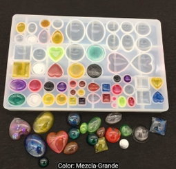 Molde joyería resina 