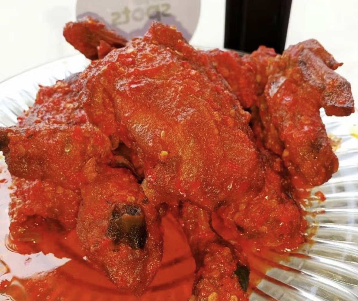 Paket nasi ayam balado + sayur_0