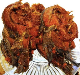 Paket nasi ikan nila balado + sayur