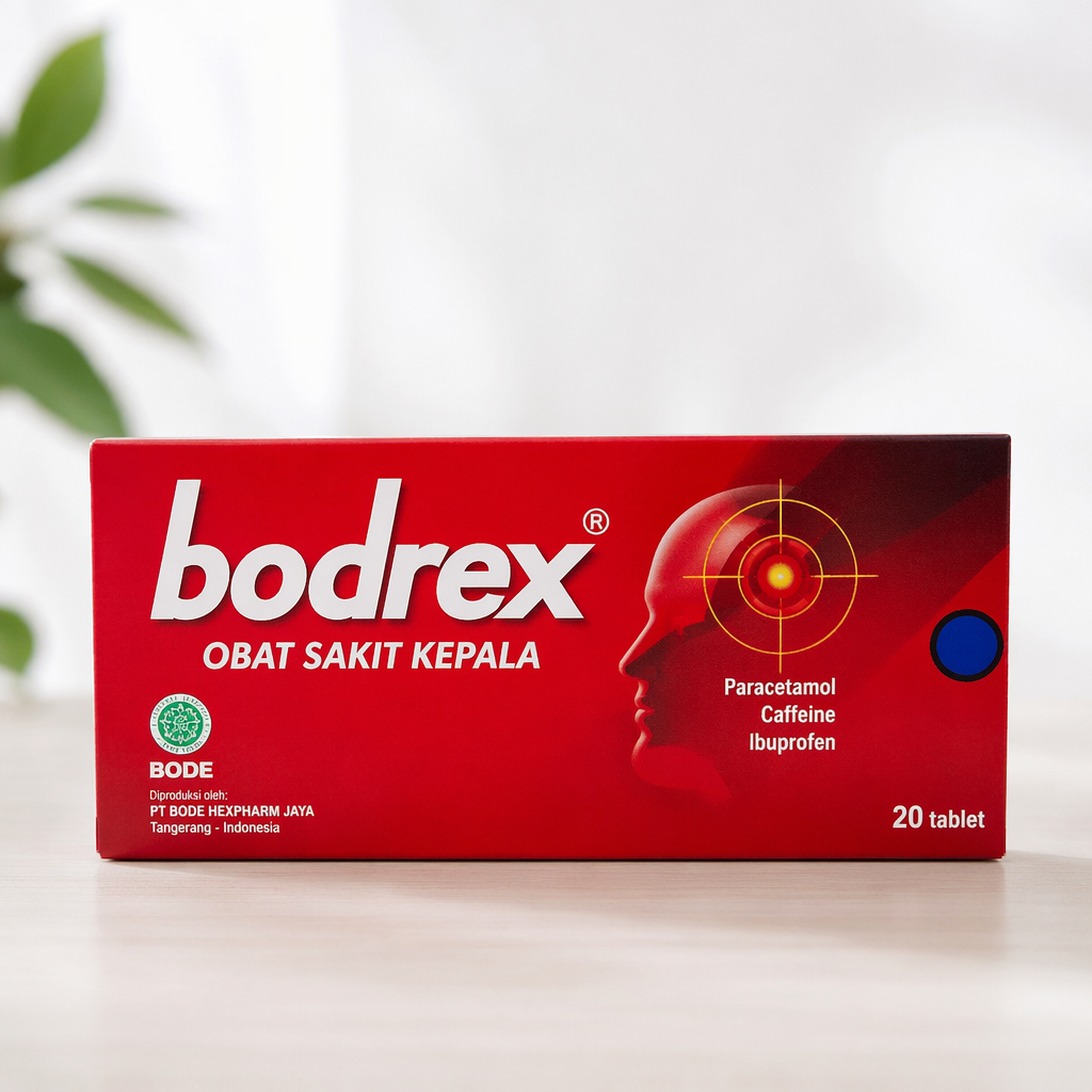 Bodrex Obat Sakit Kepala (Strip/20 Tablet)_0