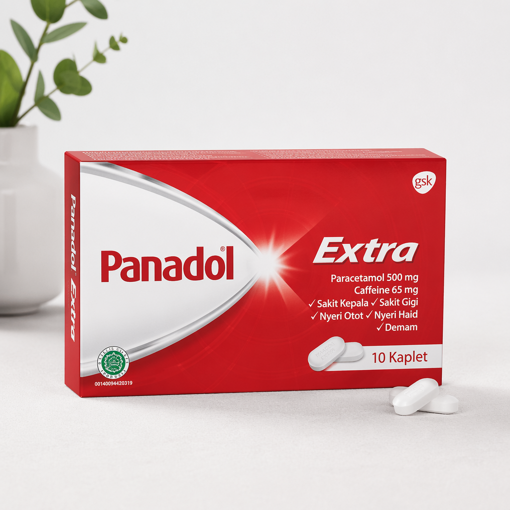 Panadol Merah Extra (Strip/10 Kaplet)_0