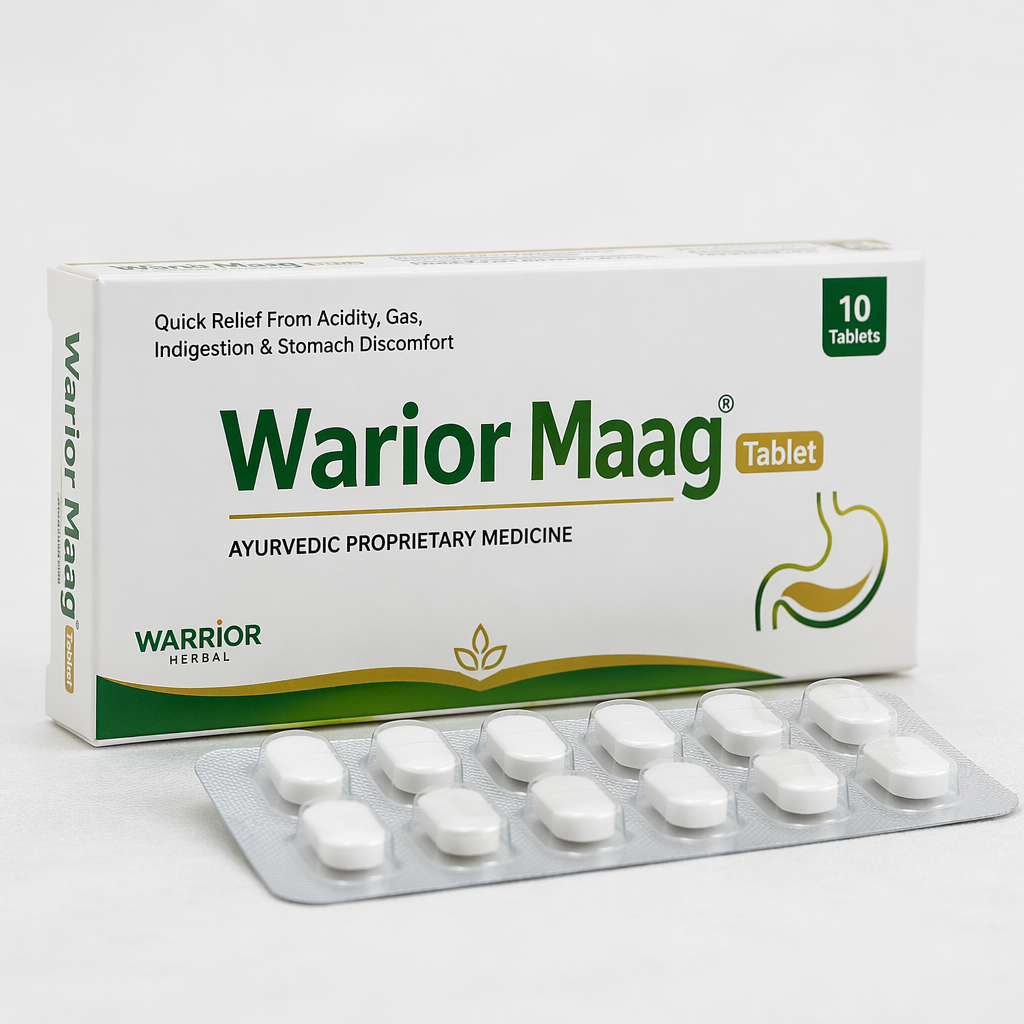 Warior Maag Tablet (Strip/10 Tablet)