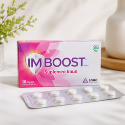 Imboost Tablet Suplemen Imun (Strip/10 Tablet)