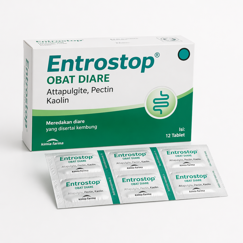 Entrostop Obat Diare (Strip/12 Tablet)