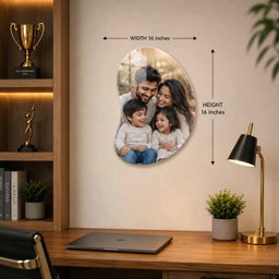Pebble Acrylic Wall Frame