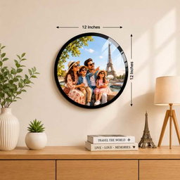 Solid Border Circle Frame