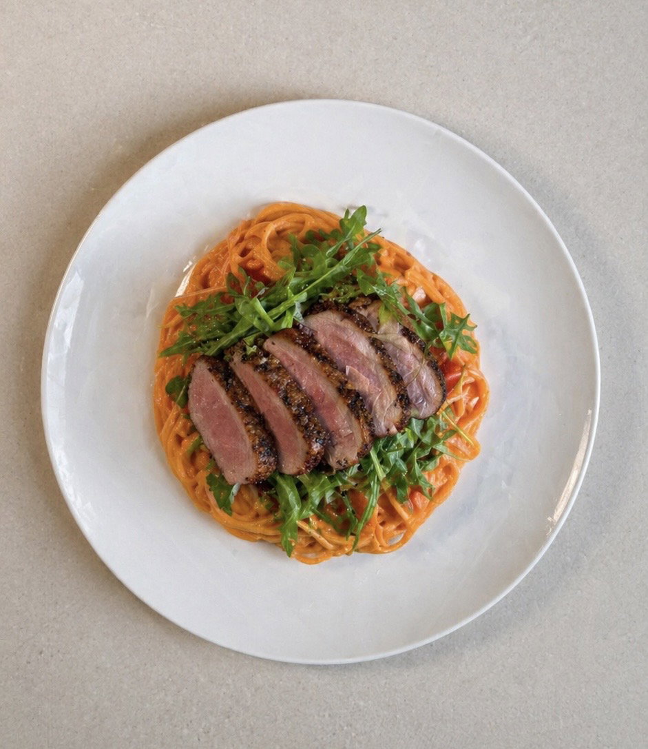 Smoked Duck Rose Pasta 