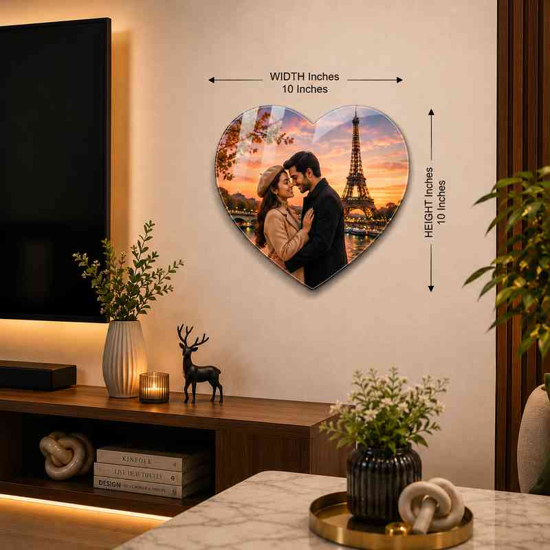 Love Heart Acrylic Wall Decor_4