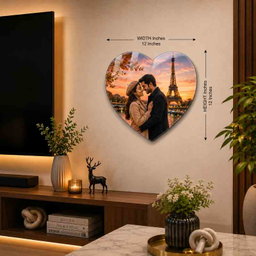 Love Heart Acrylic Wall Decor