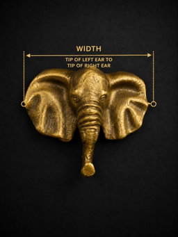Elephant Bust Wall Hook 