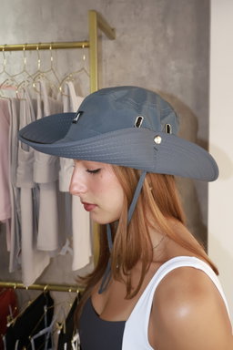 Sombrero cowboy gris impermeable