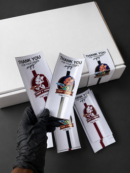 Mailer Box Seal Stickers