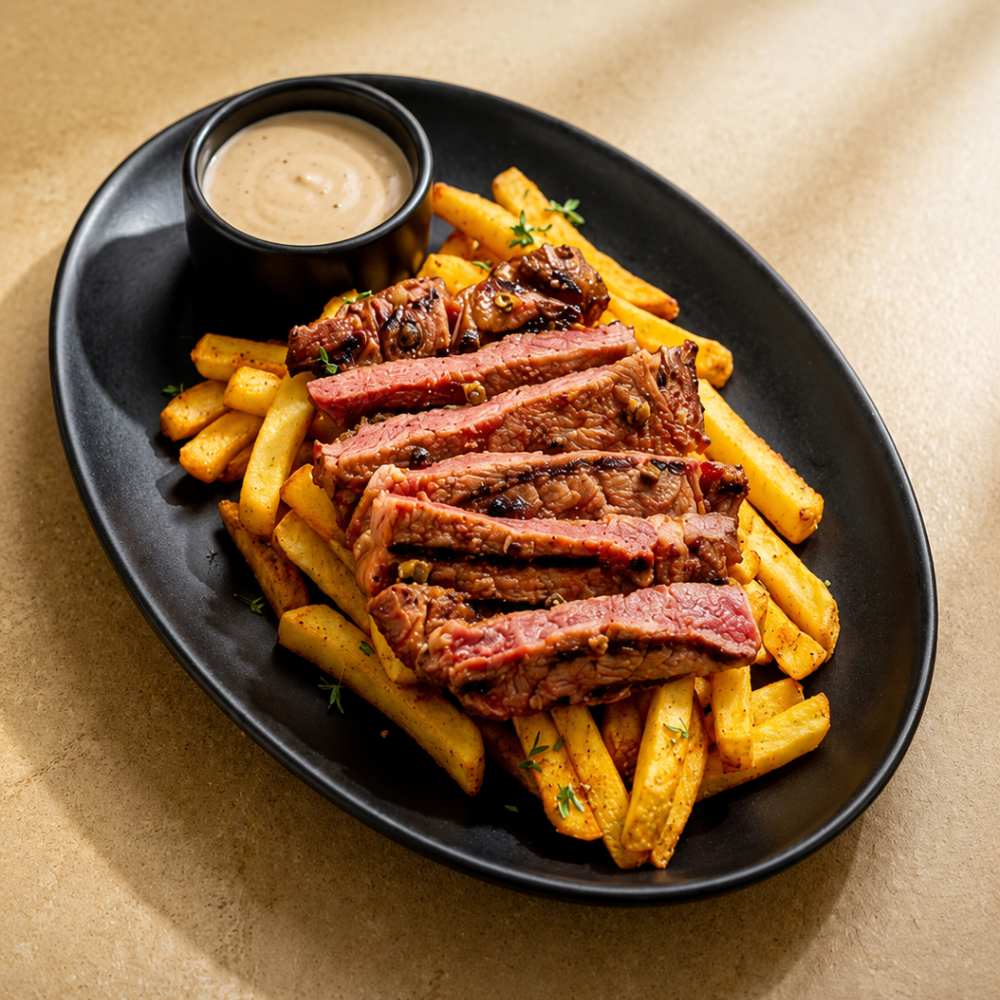 Pepper Steak On Fries