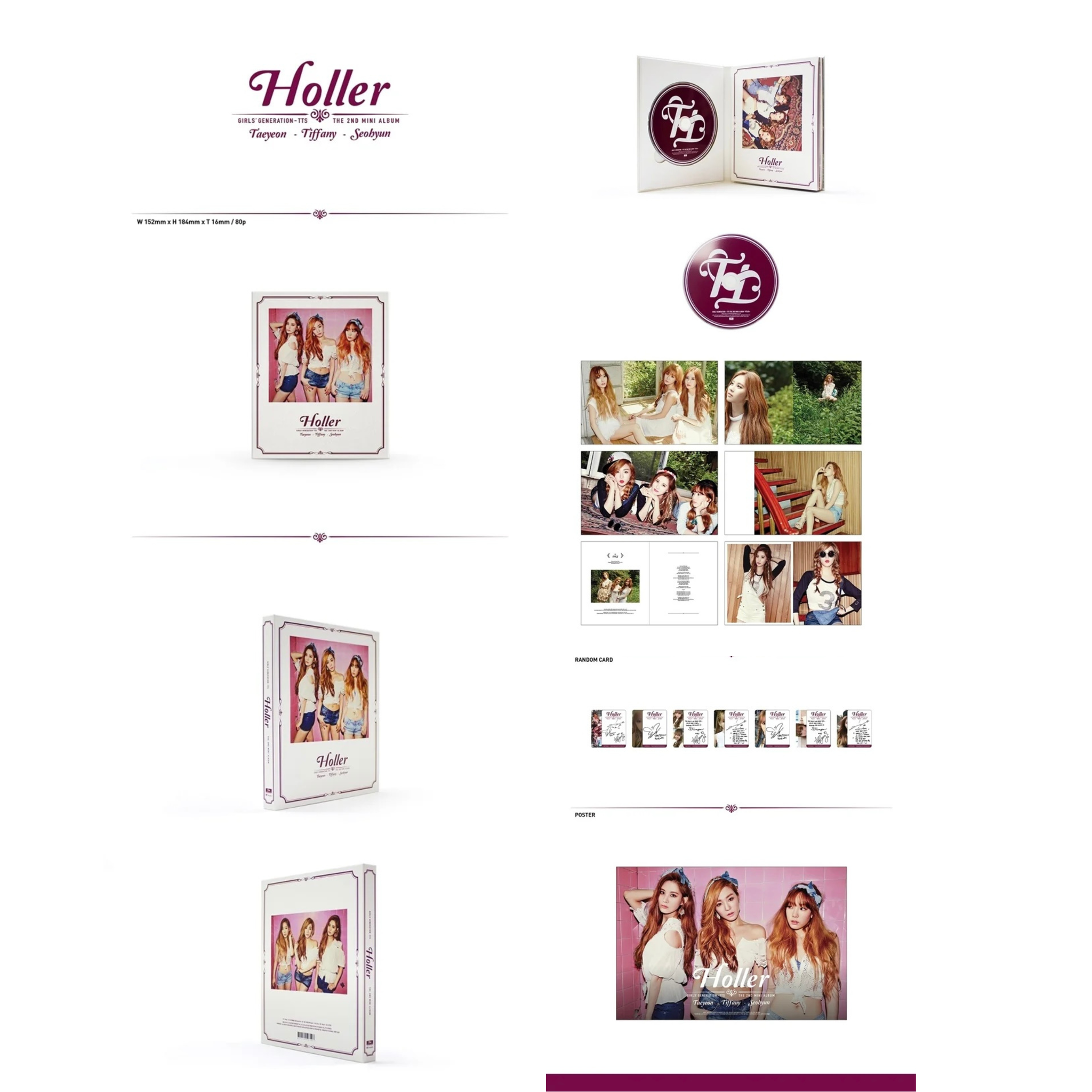 GIRLS' GENERATION - TTS The 2nd Mini  Album [HOLLER]_1