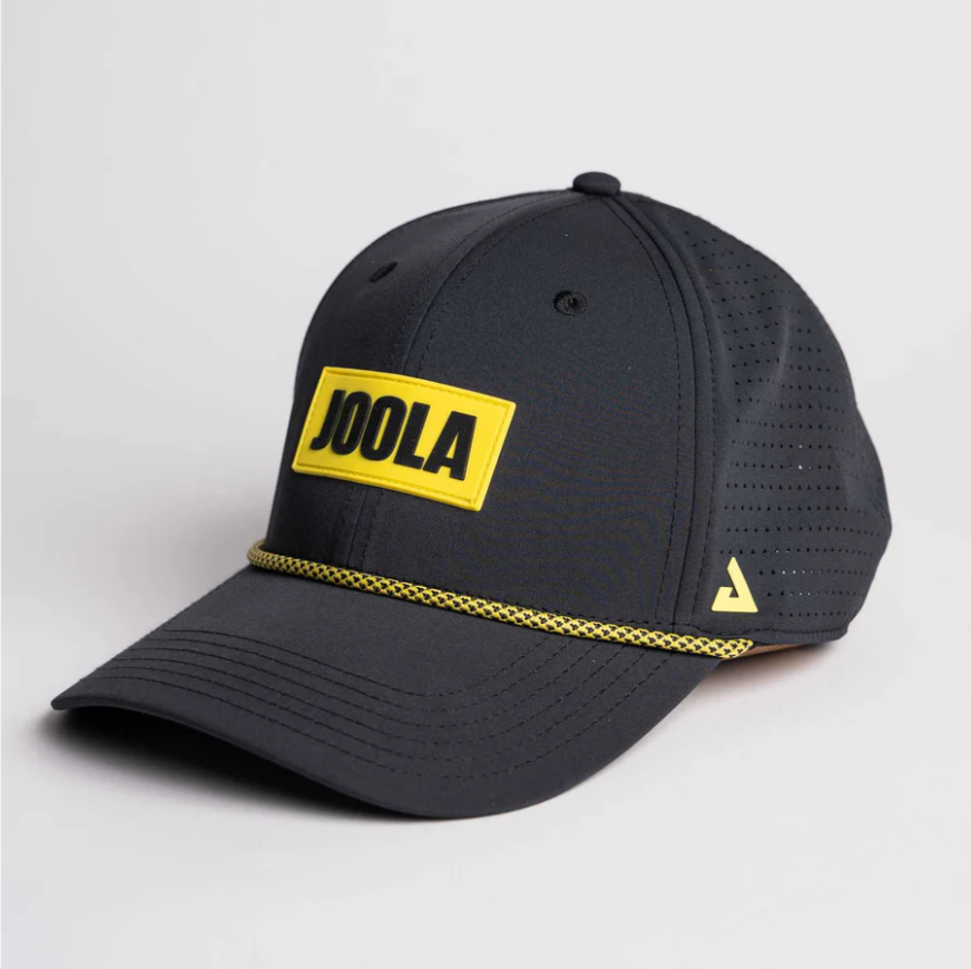 JOOLA Perforated Rope Cap - Black_0