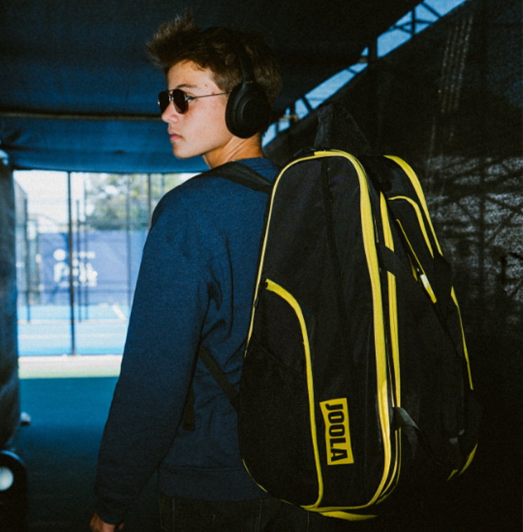 Joola Tour Elite Pro Pickleball Bag - Black/Joola Yellow_1