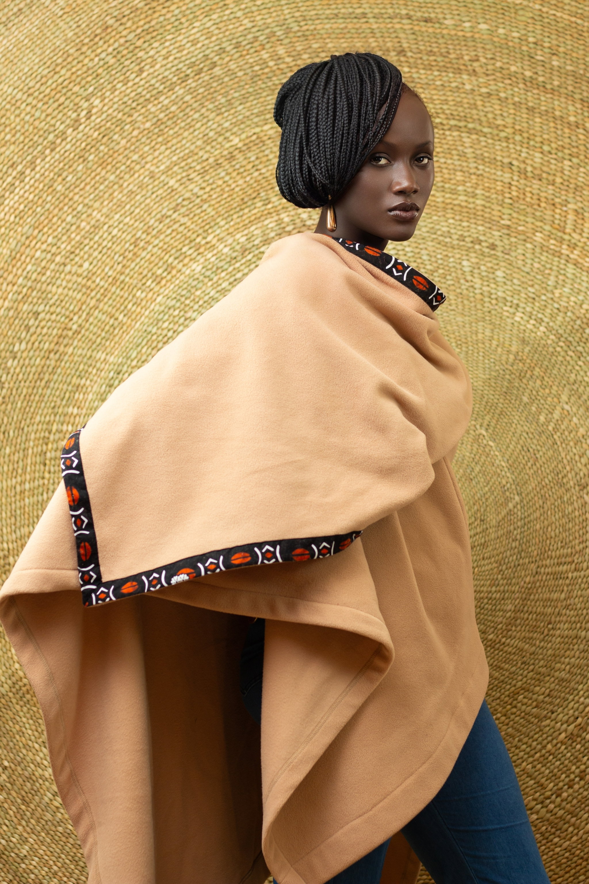 The Jioni Shawl - Beige_1
