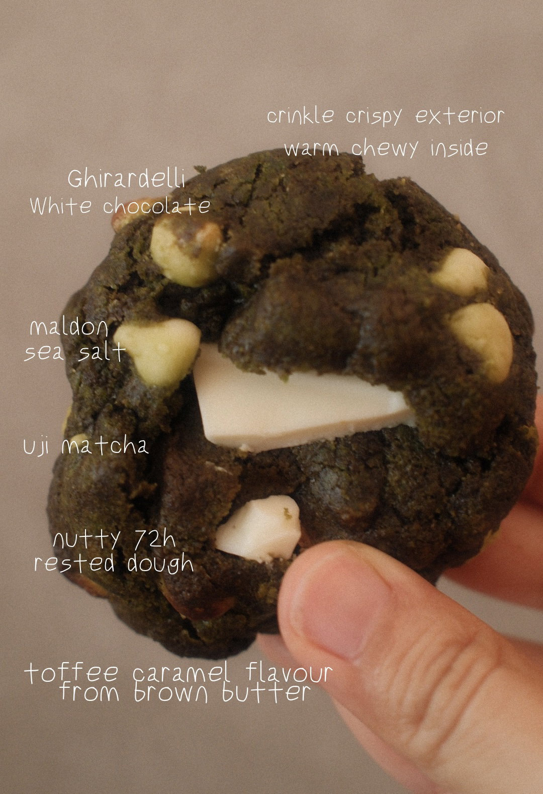 Uji Matcha White Choc Macadamia Cookie_0