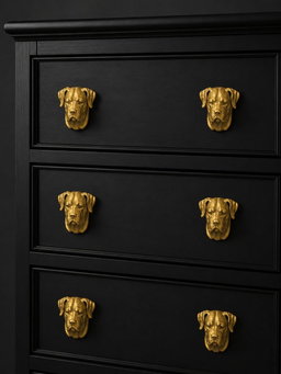 Boerboel Bust Drawer Knob     