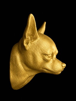 Chihuahua Bust  Bottle Opener