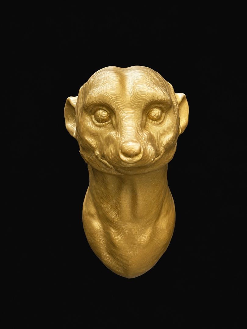 Meerkat Bust Key Chain