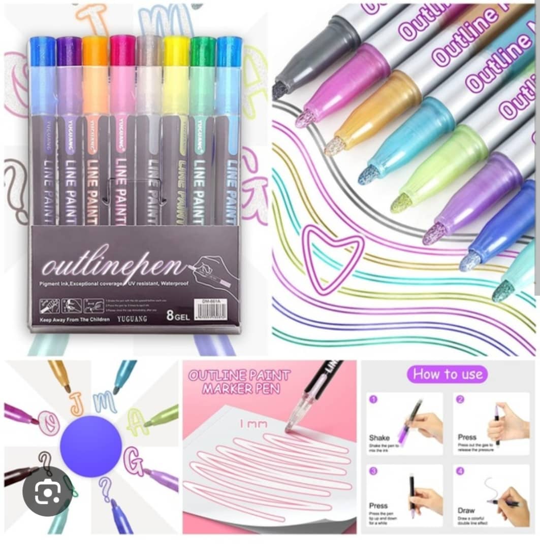 Outline Marker Pens