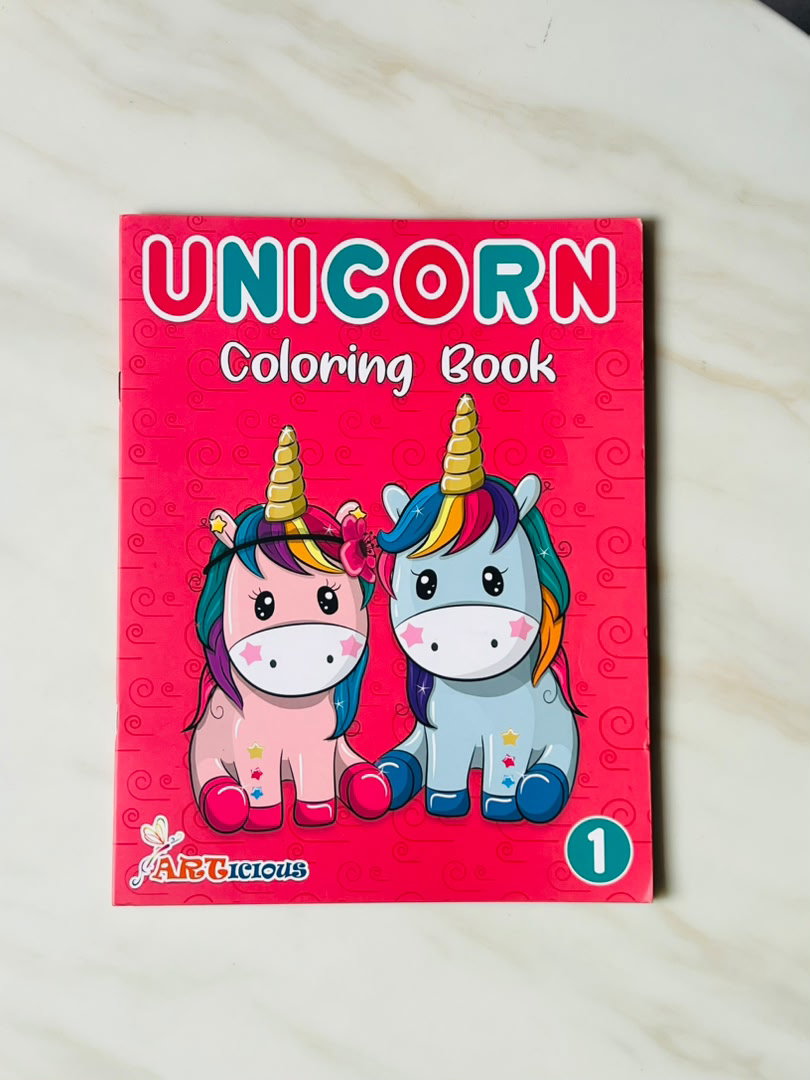 Unicorn Coloring Book No 1
