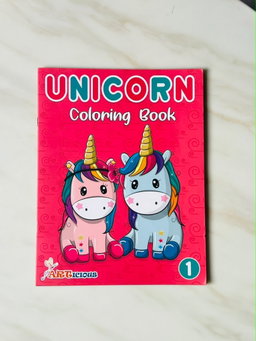 Unicorn Coloring Book No 1