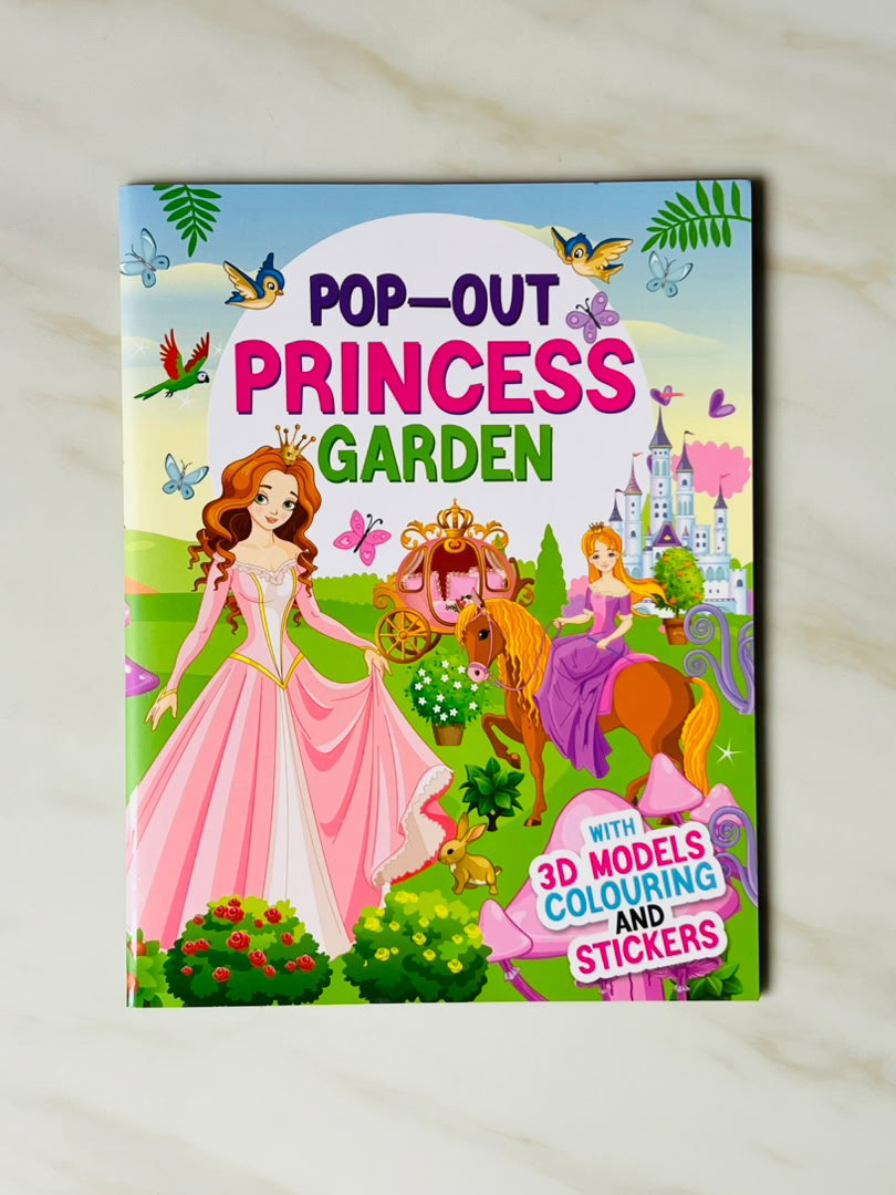 Princess Garden Coloring Book