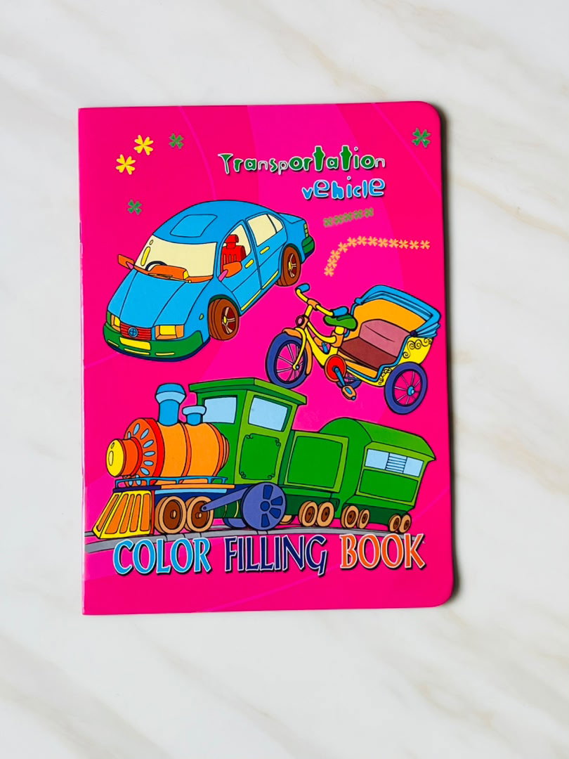 Transport Coloring Book 