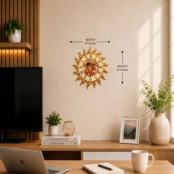 Radiant Sunburst Clock_2