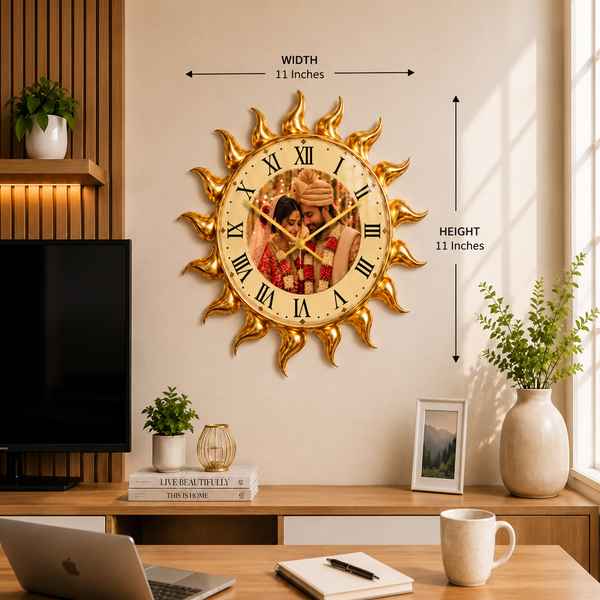 Radiant Sunburst Clock_3