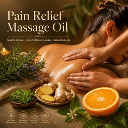 Premium Pain Relief Massage Oil