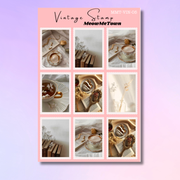 Vintage Stamps | Sticker Sheet 