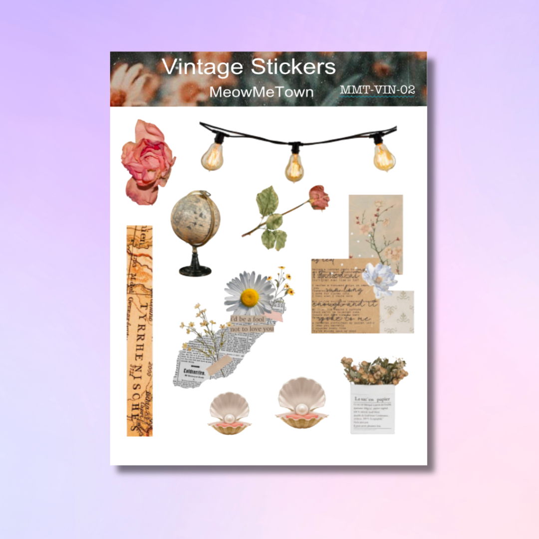 Lamp Vintage | Sticker Sheet