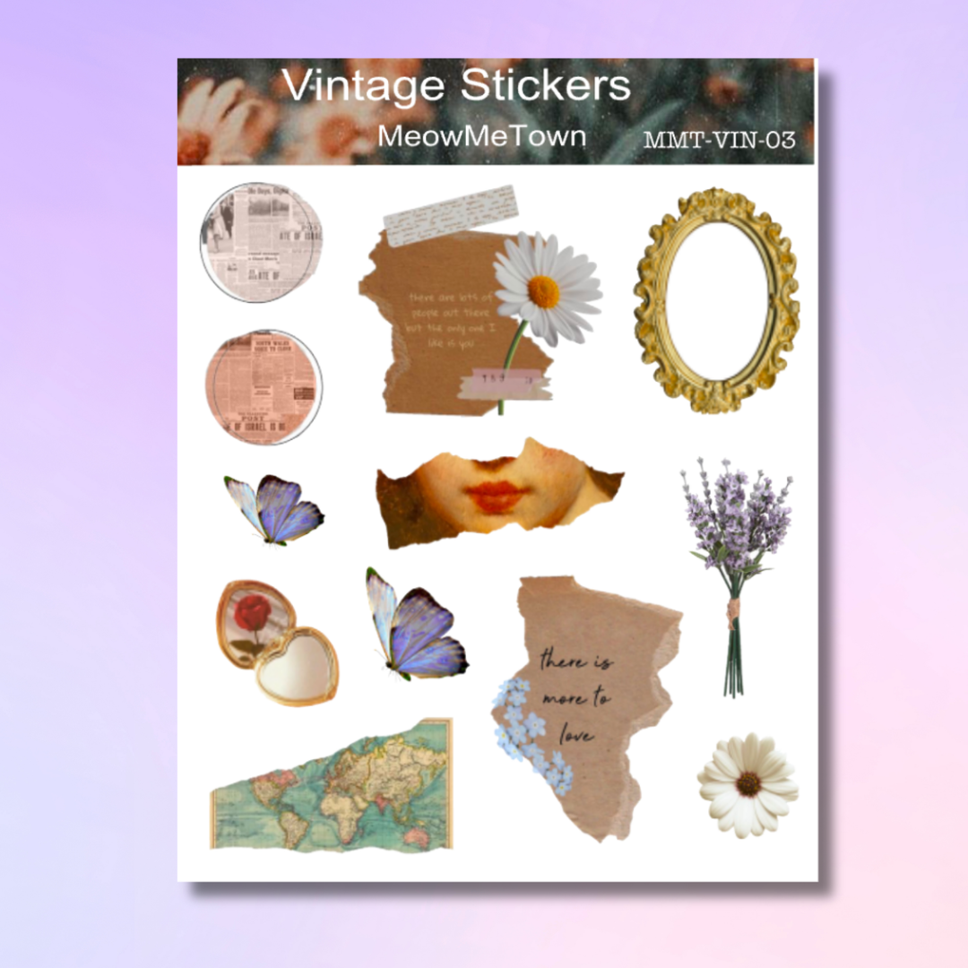Mirror Vintage | Sticker Sheet